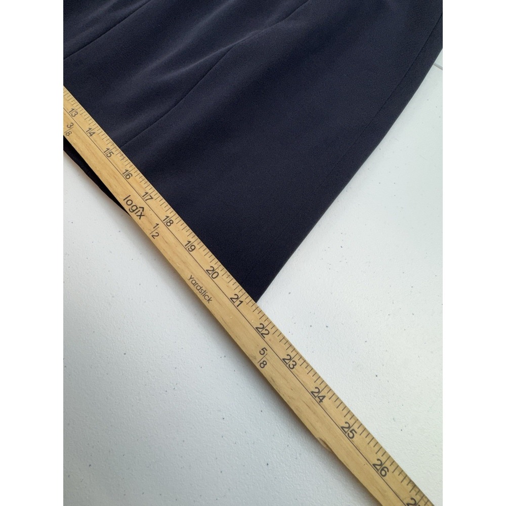Vintage Laundry by Shelli Segal Women's Pleated Lined Navy Mini Skirt Size 12 - Picture 11 of 12